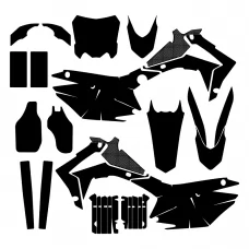 HONDA CRF 250 2018 Graphic Templates