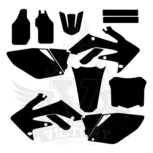 Honda CRF 250R 2007 2008 Graphic Templates Honda CRF 250R 2007 2008 Graphic Templates