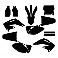 Honda CRF 450 2002 2003 2004 Graphic Templates