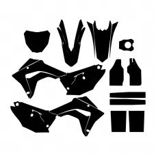 Honda CRF 450RX 2017 2018 2019 2020 Graphic Templates