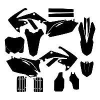 Honda CRF 450 2009 2010 2011 2012 Full Kit Graphic Templates
