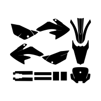 Honda CRF 100 2011 2012 2013 2014 2015 Graphic Templates