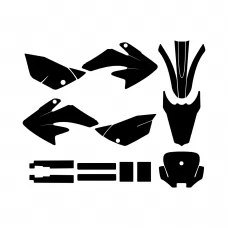 Honda CRF 100 2011 2012 2013 2014 2015 Graphic Templates