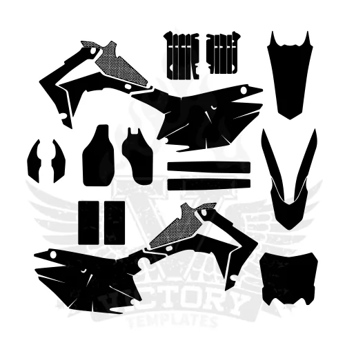 HONDA CRF 450 2016 Graphic Templates HONDA CRF 450 2016 Graphic Templates
