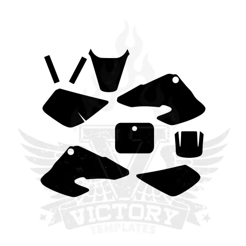 Honda XR 50 2000 2001 2002 2003 Graphic Templates Honda XR 50 2000 2001 2002 2003 Graphic Templates