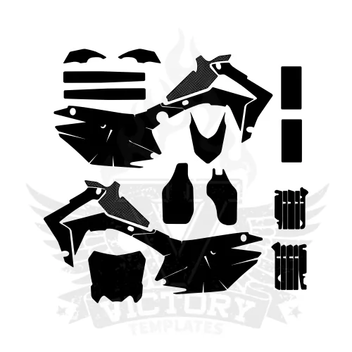 HONDA CRF 250 2017 Graphic Templates HONDA CRF 250 2017 Graphic Templates