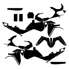 Honda AFRICA Twin CRF1100 Adventure Sport 2020 2021 2022 2023 Graphics Template