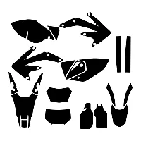 Honda CRF 450X 2005-2015 Graphic Templates