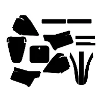 HONDA XR 200R Graphic Templates