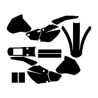 HONDA XR 250-400 1996 1997 1998 1999 2000 2001 2002 2003 2004 Graphic Templates