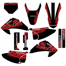 Honda CRF 230 2007 Devil EDITABLE DESIGNS Graphic Templates