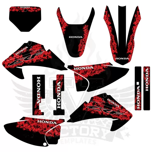 Honda CRF 230 2007 Devil EDITABLE DESIGNS Graphic Templates Honda CRF 230 2007 Devil EDITABLE DESIGNS Graphic Templates