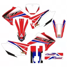 Honda CRF 230F STORM EDITABLE DESIGNS Graphic Templates