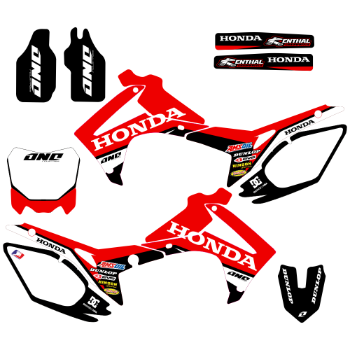 Honda CRF 250 450 2013 2014 ONE EDITABLE DESIGNS Graphic Templates