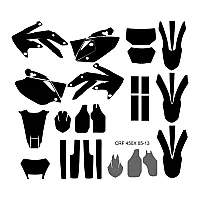Honda CRF 450X 2005 2006 2007 2008 2009 2010 2011 2012 2013 2014 2015 2016 Graphic Templates