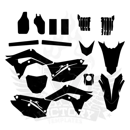 HONDA CRF R RX 2017 2018 2019 2020 Graphic Templates HONDA CRF R RX 2017 2018 2019 2020 Graphic Templates