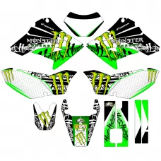 Honda XR 250 Monster 2017 2018 2019 EDITABLE DESIGNS Graphic Templates
