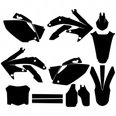 Honda CRF 450 2008 Graphic Templates