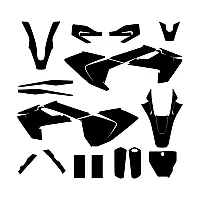 HUSQVARNA TC FC 2017 2018 2019 2020 2021 Graphic Templates