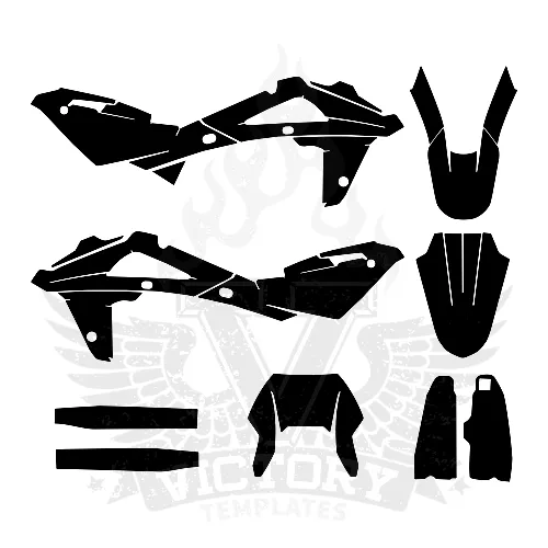 Husqvarna TE 510 (2002-2010) Graphics Template Husqvarna TE 510 (2002-2010) Graphics Template