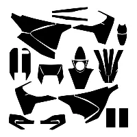 Husqvarna 701 Supermoto 2015 2016 2017 Graphic Templates