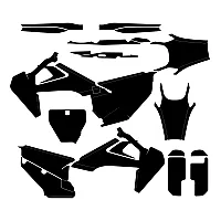Husqvarna TC 125 250 FC 250 350 450 2019 Graphics Template