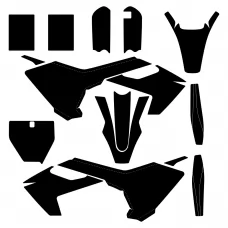 Husqvarna TC 65 2016 2017 2018 2019 2020 2021 Graphic Templates