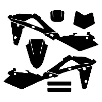 Husqvarna TC TE SM CR 2005 2006 2007 Graphic Templates