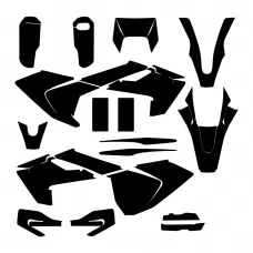 HUSQVARNA TE FE ENDURO 2017 2018 Graphic Templates