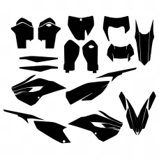 Husqvarna TE FE Enduro All Models 2016 Graphic Templates