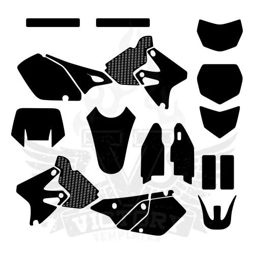 Kawasaki KLX 400 2000 2001 2002 2003 2004 Graphic Templates Kawasaki KLX 400 2000 2001 2002 2003 2004 Graphic Templates