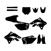 Kawasaki KXF 250 2006 2007 2008 Graphic Templates