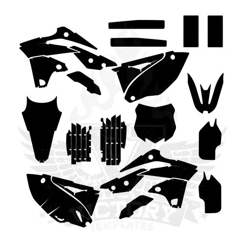 KAWASAKI KXF 250 2013 2014 2015 Graphic Templates KAWASAKI KXF 250 2013 2014 2015 Graphic Templates