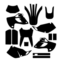 KAWASAKI KLX 250 300 1993 1994 1995 1996 Graphic Templates