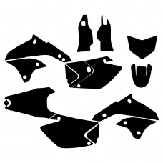 Kawasaki KLX 450 2008 2009 2010 2011 2012 Graphic Templates
