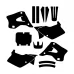 Kawasaki KX 125 250 1994 1995 Graphic Templates