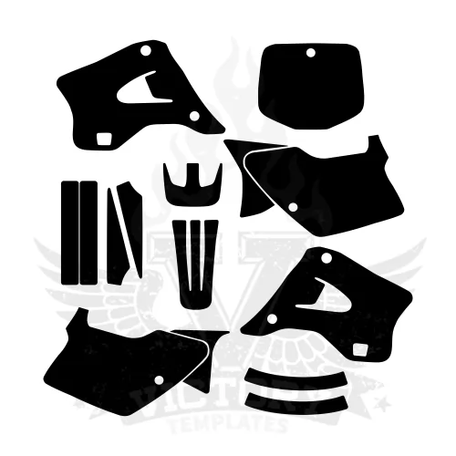 Kawasaki KX 125 250 1996 1997 1998 Graphic Templates Kawasaki KX 125 250 1996 1997 1998 Graphic Templates