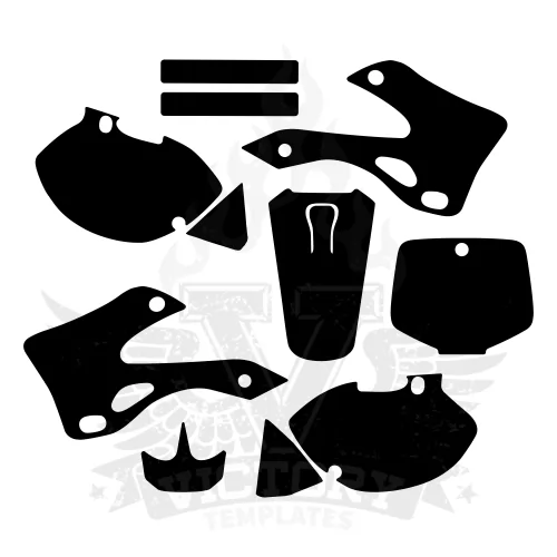 Kawasaki KX 125 250 1999 2000 2001 2002 Graphic Templates Kawasaki KX 125 250 1999 2000 2001 2002 Graphic Templates