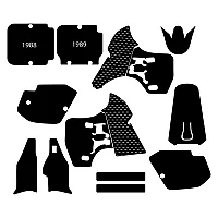 Kawasaki KX 500 1988 1989 1990 1991 1992 1993 1994 1995 1996 1997 1998 Graphic Templates