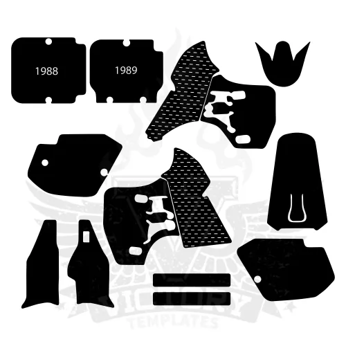 Kawasaki KX 500 1988 1989 1990 1991 1992 1993 1994 1995 1996 1997 1998 Graphic Templates Kawasaki KX 500 1988 1989 1990 1991 1992 1993 1994 1995 1996 1997 1998 Graphic Templates