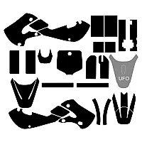 KAWASAKI KX 65 2000-2019 (Full Kit) Graphic Templates