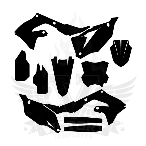 KAWASAKI KX 250F 2021 2022 2023 2024 Graphic Templates KAWASAKI KX 250F 2021 2022 2023 2024 Graphic Templates