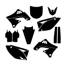 Kawasaki KXF 450 2009 2010 2011 Graphic Templates