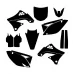 Kawasaki KXF 450 2009 2010 2011 Graphic Templates
