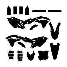 KAWASAKI KXF 250 2018 Graphic Templates