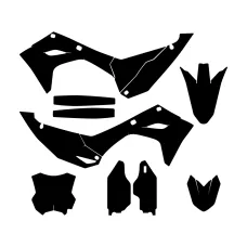 Kawasaki KXF 450 2024 2025 Graphic Templates