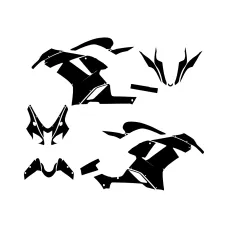 KAWASAKI Ninja ZX6R 2007 2008 Graphic Templates