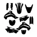 KAWASAKI KLX 140 2008 2009 2010 2011 2012 2013 2014 2015 2016 2017 Graphic Templates