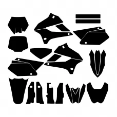 KAWASAKI KLX 250 2009 2010 2011 2012 2013 2014 2015 2016 2017 2018 Graphic Templates