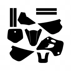 Kawasaki KX 80 1994 1995 1996 1997 Graphic Templates